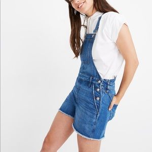 Madewell Adirondack Short Overalls